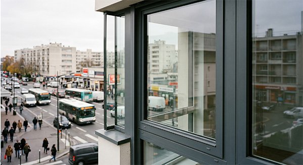 Vitrage acoustique contre le bruit urbain 78
